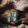 AYANA Healing Crystal Earrings for Women - Handmade Drop Earrings with Ethically Sourced Authentic Gemstones | Birthstone Jewelry for Women Trendy (Abalone) view 2