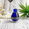 3 Arches USA Spikenard Anointing Prayer Oil in Reusable Blue Cobalt Glass Vial 0.24fl.oz/7ml view 4