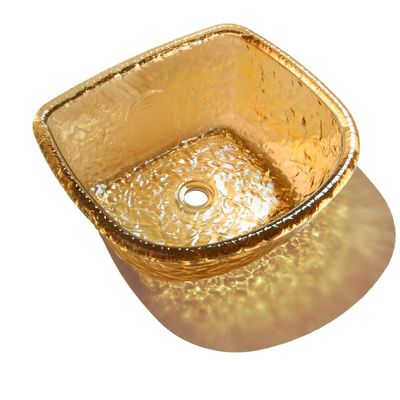 ANS Round Glass Sink Bowl for Salon Pedicure Spa Foot Soak (Champagne)