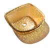 ANS Round Glass Sink Bowl for Salon Pedicure Spa Foot Soak (Champagne) view 1