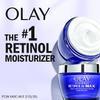 Olay Regenerist Collagen Peptide 24 MAX Hydrating Face Moisturizer (1.7 Oz) and Retinol 24 MAX Night Face Cream, Fragrance Free (1.7 Oz) + 2 Travel Size Whip Face Moisturizers view 2