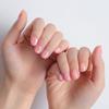 Dashing Diva Glaze Nail Strips - Pink Dew | Works with Any LED Nail Lamp | Long Lasting, Chip Resistant, Semicured Gel Nail Strips | Contains 34 Salon Quality Nail Wraps, 1 Prep Pad, 1 Nail File view 3