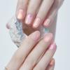 Dashing Diva Glaze Nail Strips - Pink Dew | Works with Any LED Nail Lamp | Long Lasting, Chip Resistant, Semicured Gel Nail Strips | Contains 34 Salon Quality Nail Wraps, 1 Prep Pad, 1 Nail File view 4