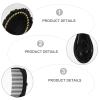 FOMIYES Salon 5-piece Hair Brush Set with Vintage Mirror Comb for Wet/dry Hair Painless Scalp Massage Makeup Office Supply Storage Holder view 4