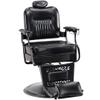 BarberPub Heavy Duty Metal Vintage Barber Chair All Purpose Hydraulic Recline Salon Beauty Spa Chair Styling Equipment 2925 (All Black) view 1