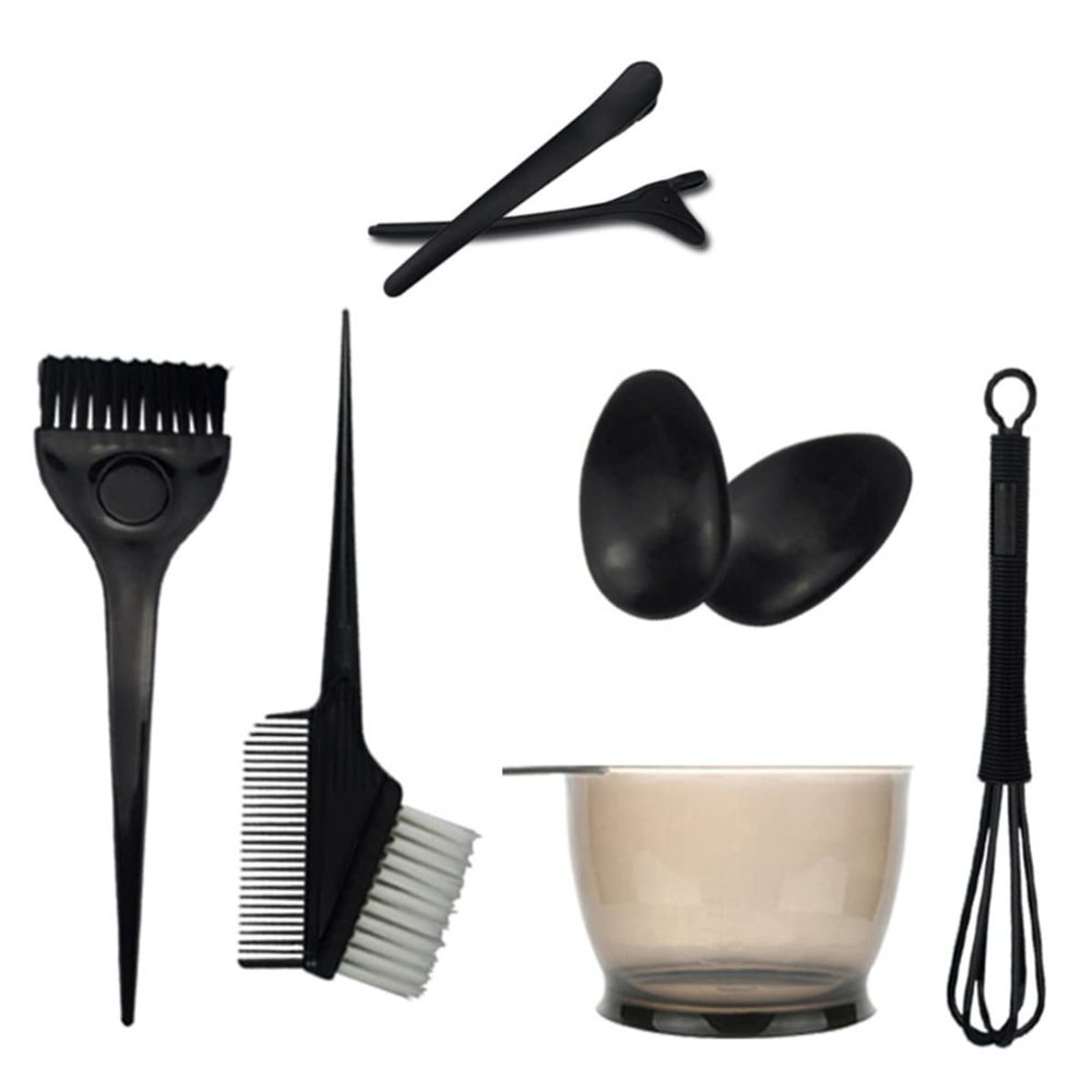 Beaupretty 8pcs Hair Dyeing Tool Includes Hair Coloring Brush Mixing Bowl Clips Ear Covers Safe Materials and Styling