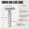 Men Rock The Double Edged Razor - Stainless Double Edge Safety Razor Blade - Mens Accessories - Mens Face Care - Beard Care - Barber Supplies - 6 Pc view 3
