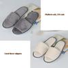 Spa Slippers Washable10 Pairs Open Toe Slippers Hotel Guest Slippers for Spa, Party Guest, Hotel and Travel, Fits Most Men and Women (Color : Dark Grey, Size : 11x4.3inches) view 2