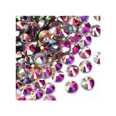 Glitter Rhinestone  Non Hotfix Rhinestones Many Sizes Crystal Rhinestones Best Diamond for Nail Art Decorations B2012 (Color : 0002, Size : SS6-1440pcs)