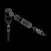 #10 (0.30mm) 7 Bugpin Textured Soft Edge Magnum Long Taper (4.5mm) view 4