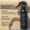 ZEUS Texturizing Sea Salt Spray, Volumizing Beach Wave Mist (Made in USA) view 2