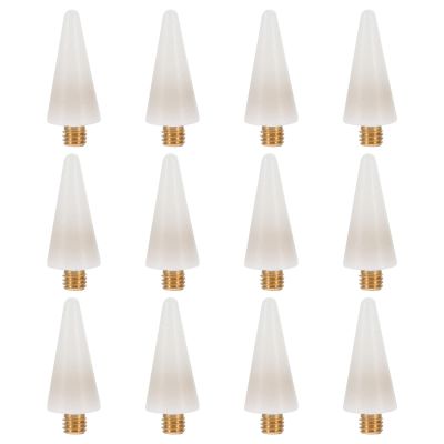 Beaupretty 12pcs Nail Art Pen Tip Replacement Head in White Nail Tools Manicure Tools Easy to Connect Long-lasting