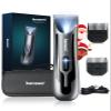 Body Hair Trimmer for Men, kensen Electric Groin Hair Trimmer, Christmas Gift Rechargeable Body Groomer, Replaceable Ceramic Blade Heads, IPX7 Waterproof Wet/Dry Clippers Male Pubic Hair Hygiene Razor view 1