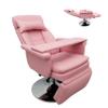 TECHTONGDA Facial Beauty Bed Pink Spa Chair Adjustable Table Salon Bed with Back Adjusted Angle 90-175 Degrees and Air Pressure Lifting for Esthetician Salon Beauty Spa Lash Microblading view 1