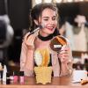 FOMIYES 5pcs Vintage Hair Brush Set with Storage Holder for Detangling Gentle Grooming and Styling for Makeup and Home Decor view 2