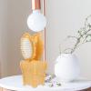 FOMIYES 5pcs Vintage Hair Brush Set with Storage Holder for Detangling Gentle Grooming and Styling for Makeup and Home Decor view 4