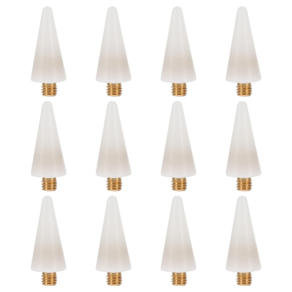 Beaupretty 12pcs Nail Gems Picker Replacement Tips Wax Tip Drill Pen for Nail Effortless Manicure Tool Easy to Install