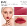 INTO YOU Matte Lipstick, Super Stay Lip Clay for Women, Waterproof, Long Lasting Lip Stain, High Impact Lipcolor with Lightweight Lip Mud Texture, Dual-use for Lips and Cheek, Pink Lipstick (EM02) view 4