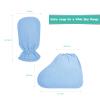 Paraffin Wax Bath Terry Cloth Gloves & Foot Liners, Paraffin Wax Machine Heated SPA Mittens Foot Liners, Thick Heat Hand Feet Treatment Insulated Mitt Spa Feet Cover Great for Men Women (Blue) view 2