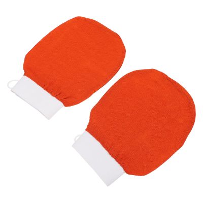 2Pcs Bath Gloves for Cleaning Exfoliating Gloves for Body Scrubbing Bath Mitts Shower Gloves Body Exfoliating Gloves Bath Useful Gloves Massage Travel Bath Wipe