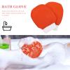 2Pcs Bath Gloves for Cleaning Exfoliating Gloves for Body Scrubbing Bath Mitts Shower Gloves Body Exfoliating Gloves Bath Useful Gloves Massage Travel Bath Wipe view 3