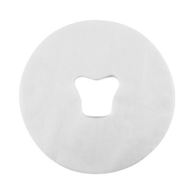 100Pcs Disposable Face Covers, Headrest Covers for Massage Tables, Soft Breathable Comfortable Skin Friendly Water Absorption Face Rest Cover(White 29 * 29cm)