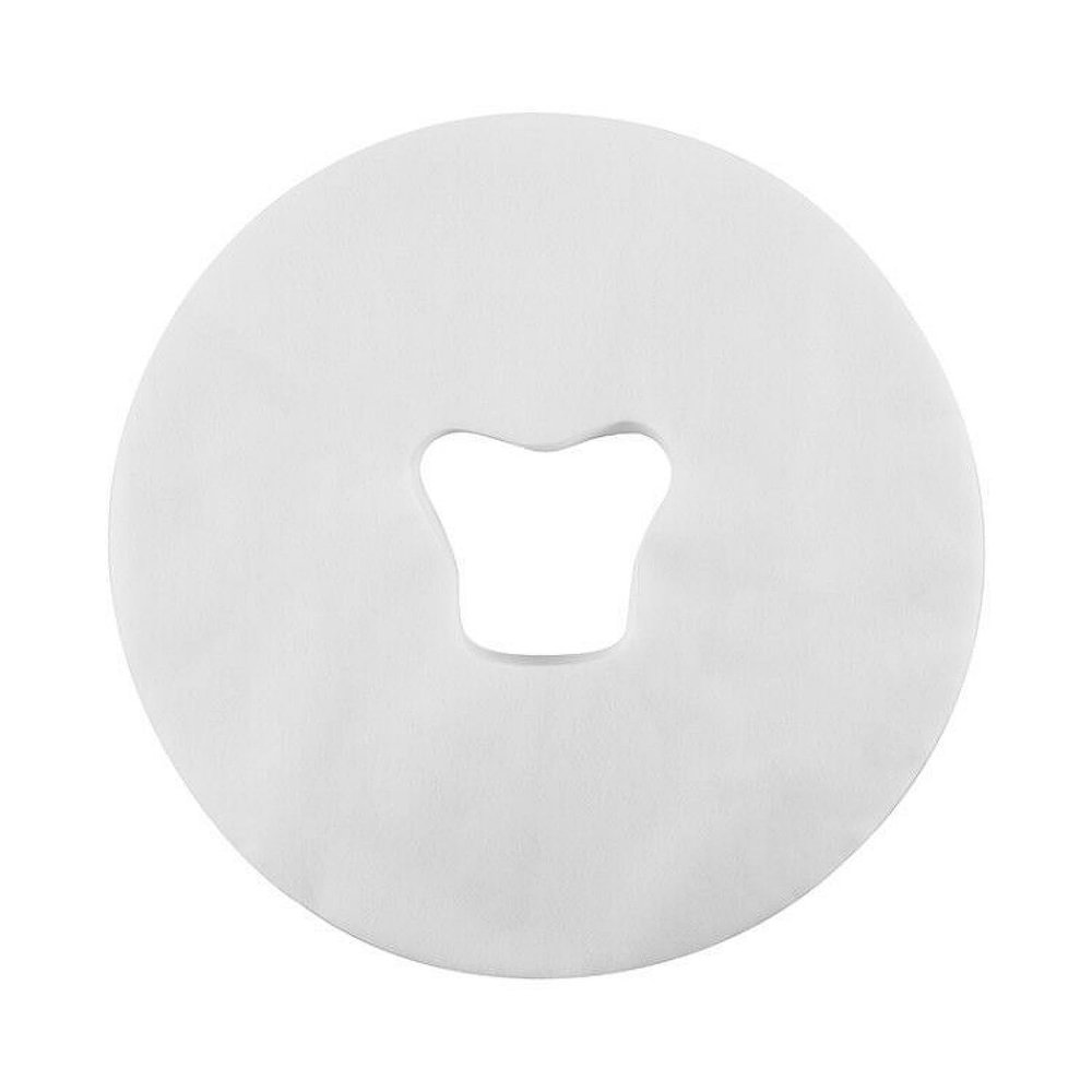 100Pcs Disposable Face Covers, Headrest Covers for Massage Tables, Soft Breathable Comfortable Skin Friendly Water Absorption Face Rest Cover(White 29 * 29cm)