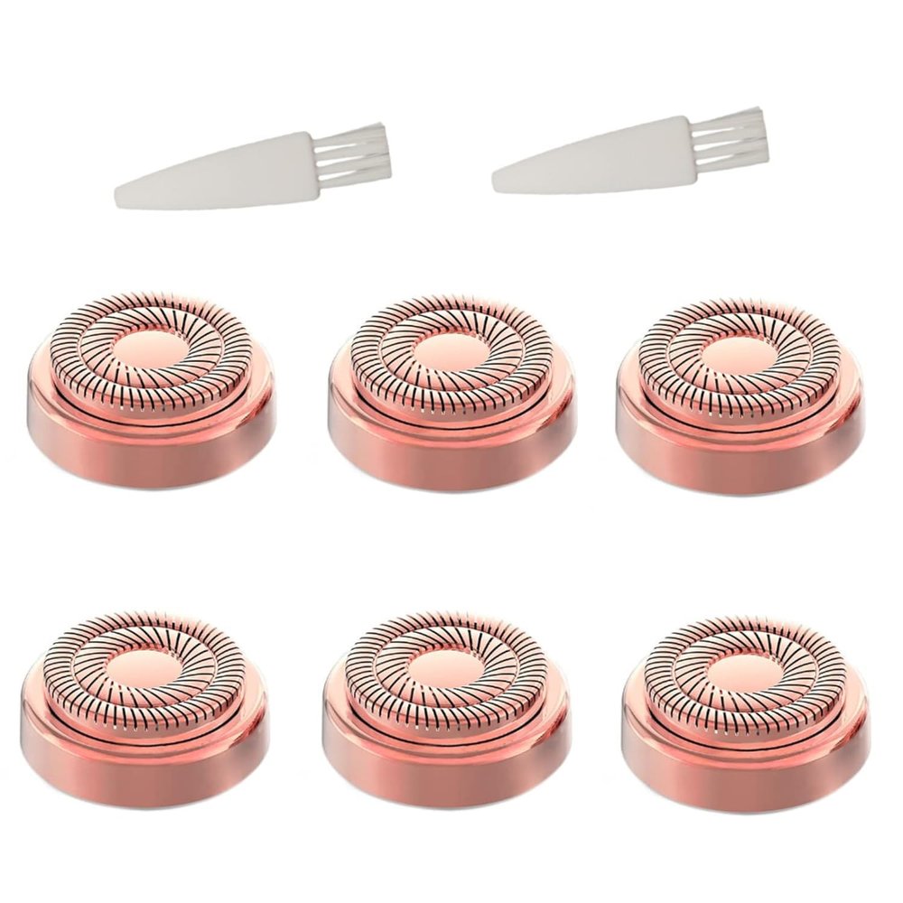 for Finishing Touch Replacement Heads Flawless Facial Hair Remover Gen 2,Double Halo Painless and Smooth (6PCS, GEN 2)