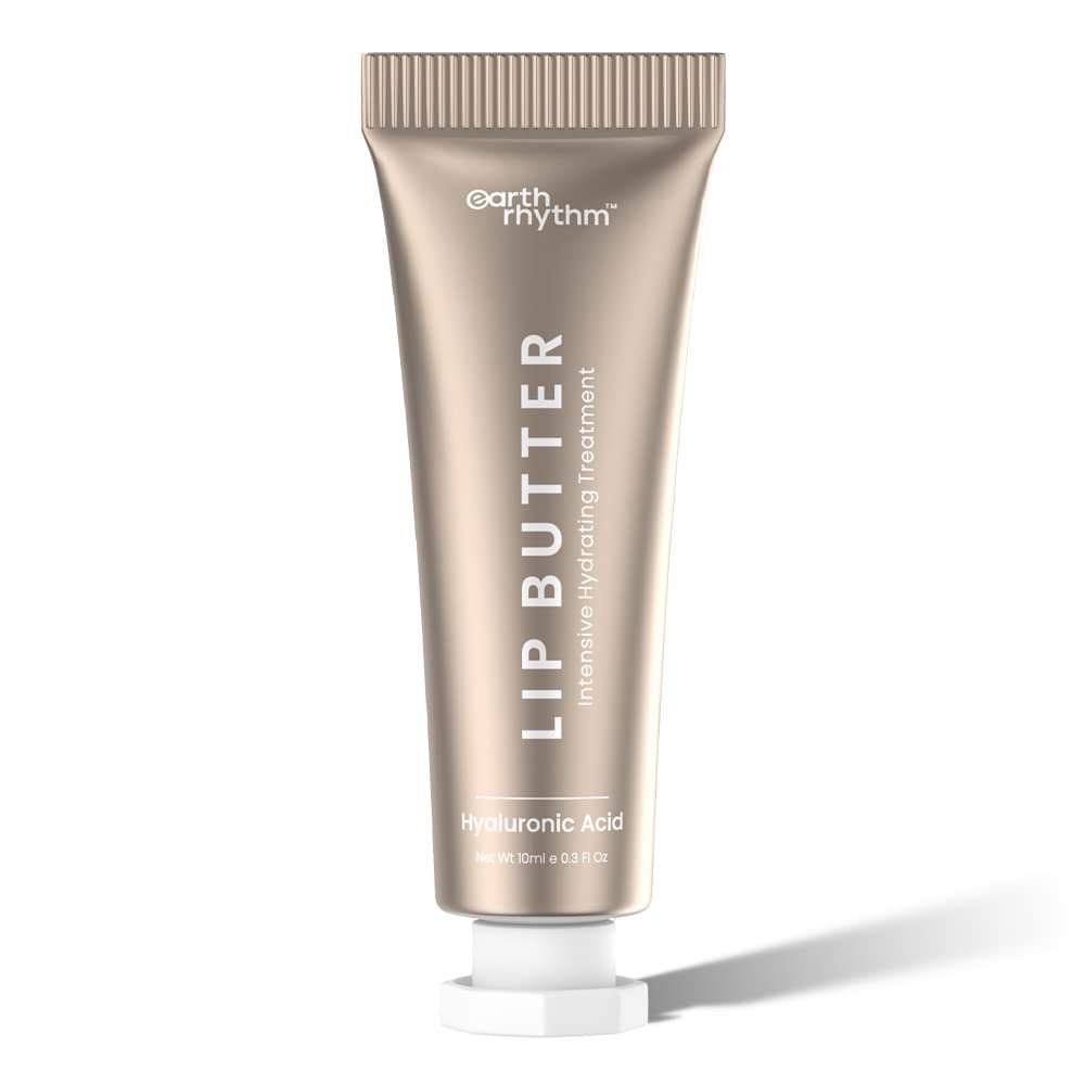 Earth Rhythm Lip Butter With Hyaluronic Acid | Prevent Dryness, Nourishes Lips, Makes Lip Soft- 10 GM