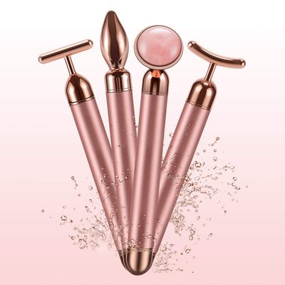 DANGSHAN 4-in-1 Face Massager Roller 24k Golden Face Roller, Arm Eye Nose Massage for Face Facial Massager Skin Care Tools