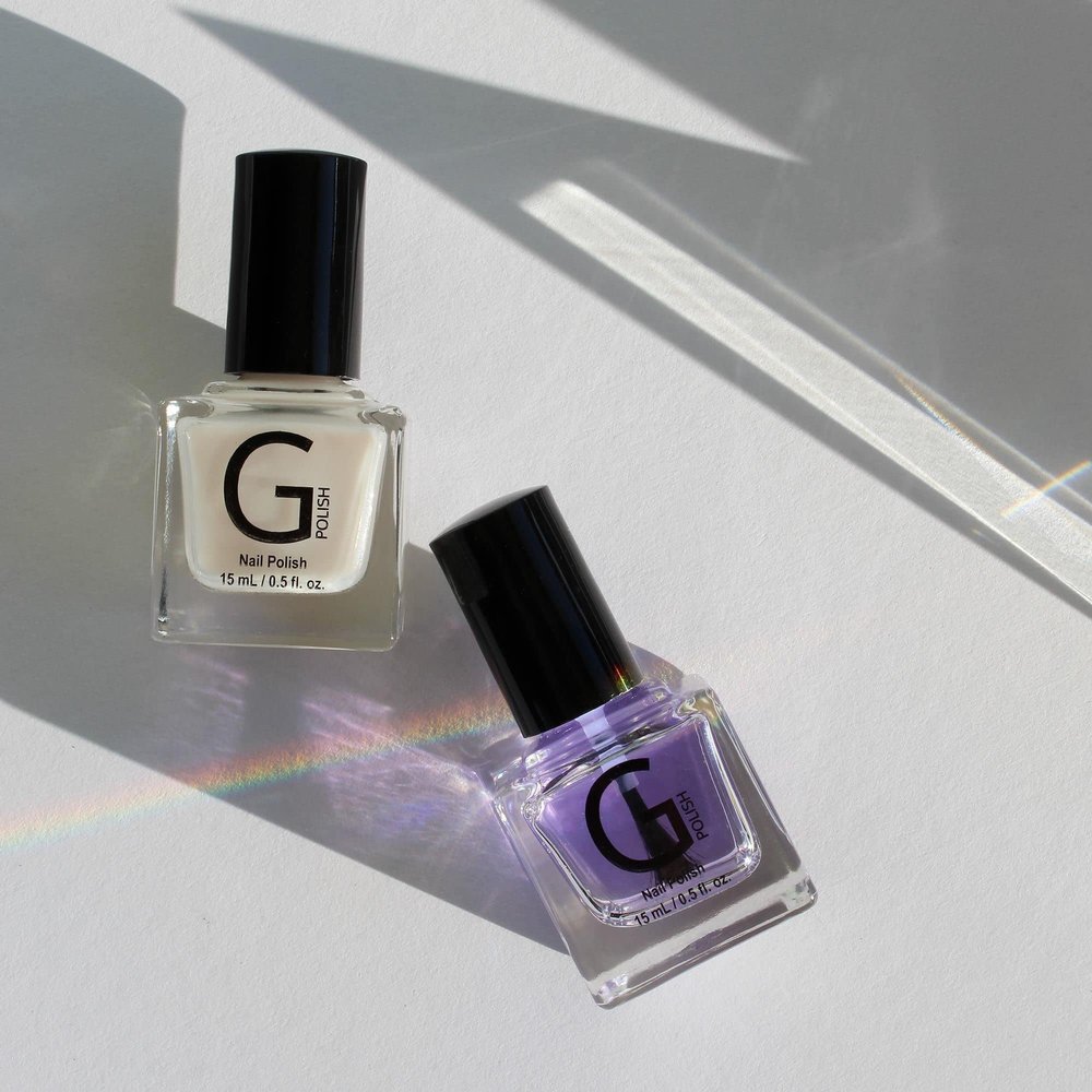G Polish Top Coat and Base Coat Set - Prevent Staining, Chipping and Create High Gloss Shine - Strengthen Nails