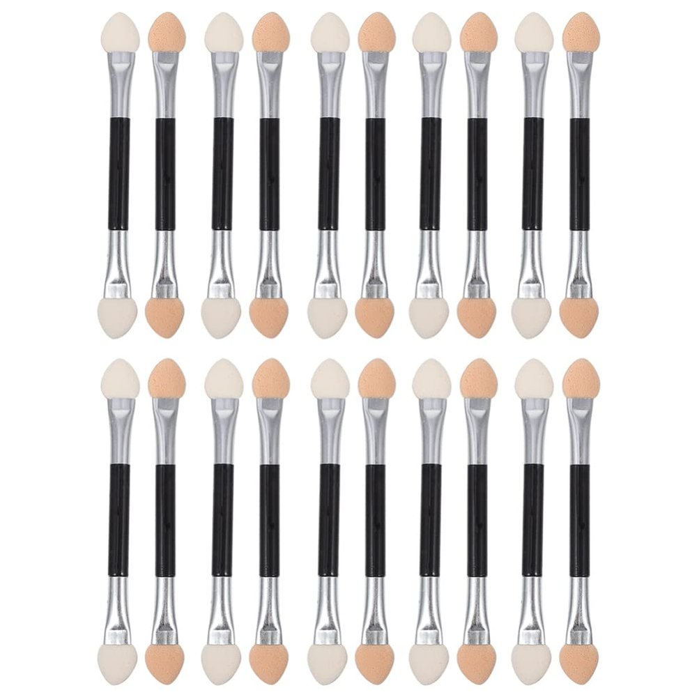 Beaupretty 30pcs Dual-end Eyeshadow Applicators Lightweight Makeup Tools for Eye Makeup Comfortable Dual-sided Design for Travel and Everyday Use for Applying Eyeshadow Without Mixing
