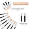Beaupretty 30pcs Dual-end Eyeshadow Applicators Lightweight Makeup Tools for Eye Makeup Comfortable Dual-sided Design for Travel and Everyday Use for Applying Eyeshadow Without Mixing view 4
