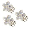 Beaupretty 3pcs Flower Clips for Women Hair Clasp Jaw Clips Cute Floral Design Hair Accessories for Everyday Use and Special Occasions view 1