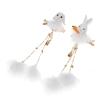 Beaupretty 1pair Lovely Plush Hair Clip Tassels Chinese Style Hairpins for Dances Parties and Photos Hair Ornament for Boys and Girls and Adults view 1