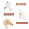 Beaupretty 1pair Lovely Plush Hair Clip Tassels Chinese Style Hairpins for Dances Parties and Photos Hair Ornament for Boys and Girls and Adults view 2