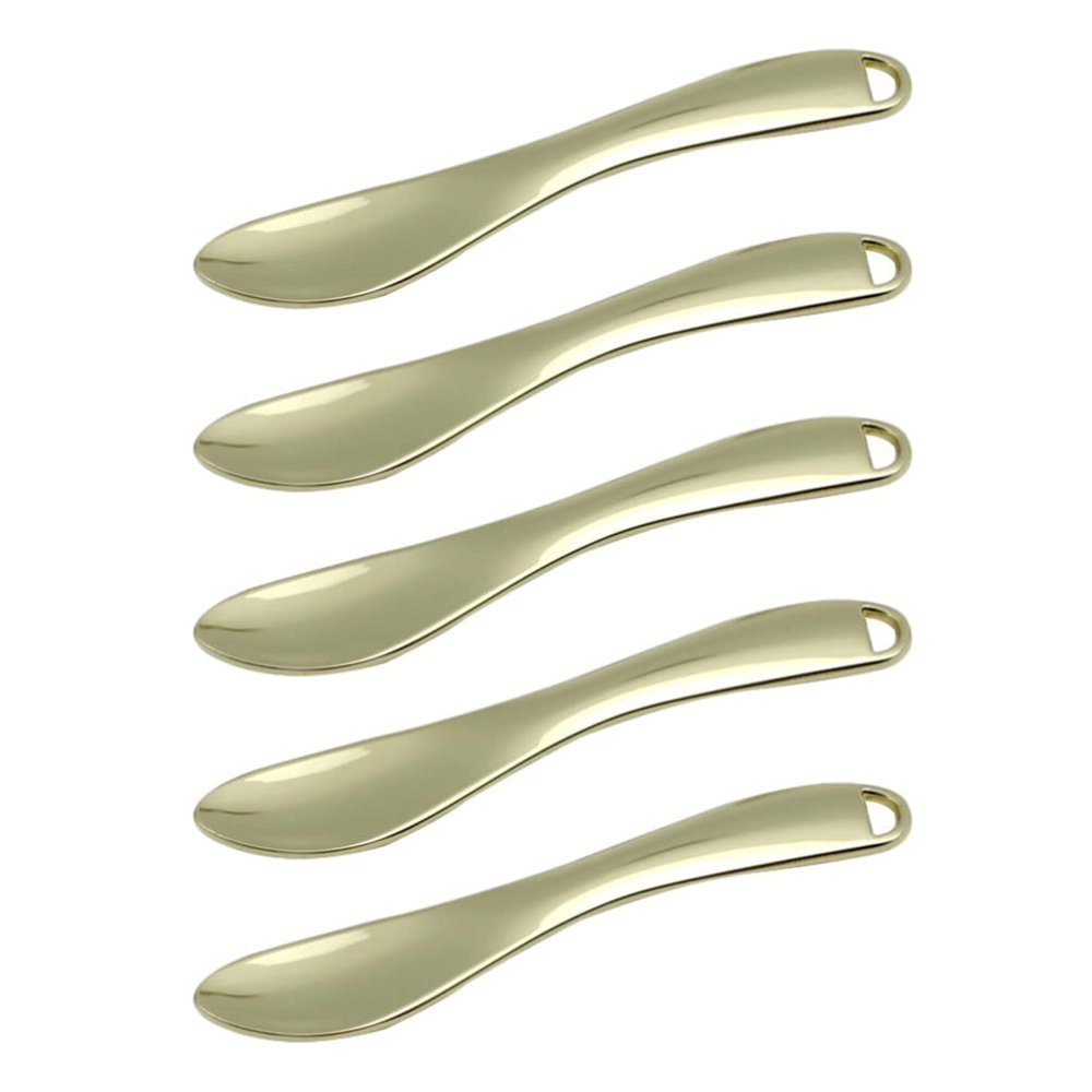 Beaupretty 5pcs Eye Cream Scoops Ergonomic Skincare Spatulas for Easy Application of Face Creams and Lotions Compact and Portable Beauty Tools for Makeup Enthusiasts