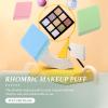 12Pcs Rhombus Sponge Puff blending for makeup Rhombic Pad Makeup Accessory body face puff Multi-function Makeup Puff shimmer Hydrophilic Polyurethane portable view 2