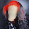 13x4 Lace Wig Pre-Colored Blend Wig Bodywave Wig Transparent Lace Body Wave Frontal Wig 13x6 Lace Frontal Wig Brazilian Wig Ombre 150 Density (10, 13x4 Lace Front Wig) view 3