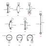 Complete 140PCS Piercing Kit with 14G 16G Stainless Steel and Acrylic Jewelry for All Body Piercings Including Eyebrow, Nose, Lip, Tongue, Ear, Tragus, and Belly Button - Includes Piercing Tools view 3