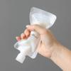SOLUSTRE Toiletry Pouches Travel 14pcs Dispensing Bottle Set Makeup Bag for Lotion Cream Shampoo Storage view 3