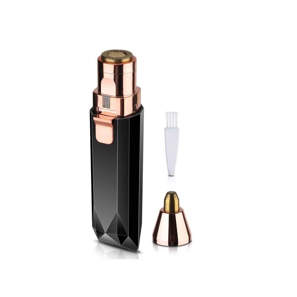 Feilx 2 in 1 Electric Eyebrow Trimmer Hair Remover Women Shaver LED Light Lady Epilator Razor face Makeup Tool Gift