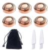 6PCS LinMei Replacement Heads Compatible for GEN 1 Finishing Touch Flawless Women's Painless Hair Remover with Cleaning Brushes and Storage Bag view 1