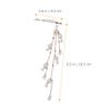 Beaupretty 2pcs Vintage Tassel Hairpins Chinese Style Hair Clips for Headdress Elegant Hair Jewelry Retro Accessories for Weddings and Special Occasions view 2