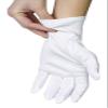 ANSMIO Cotton Gloves - 3 Pairs White, Moisturizing Night Gloves for Dry Hands, Size L view 2