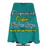 sophiehome Custom Barber Cape with Your Logo Text Photo, Professional Funny Hair Cutting Cape Customized, Personalized Haircut Salon Cape for Hairdresser Styling & Home Child Teal view 1