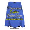 Customizable Photo Logo Haircut Barber Cape for Men, Personalized Professional Funny Salon Cape With Your Message, Customized Hairdresser for Child, Large for Hair Cutting Royalblue view 1
