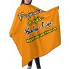 sophiehome Custom Barber Cape with Your Logo Text Photo, Professional Hair Cutting Cape Customized, Personalized Haircut Salon Cape for Hairdresser Styling & Home Adult Darkorange view 2