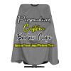 sophiehome Custom Barber Cape with Your Logo Text Photo, Professional Hair Cutting Cape Customized, Personalized Haircut Salon Cape for Hairdresser Styling & Home Adult Gray view 1