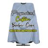 Customizable Photo Logo Haircut Barber Cape for Men, Personalized Professional Salon Cape with Your Message, Customized Hairdresser Cape for Adults, Large Cape for Hair Cutting Lightsteelblue view 1